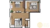 Prodej bytu 2+1, 64,6 m² Pražské sídliště, Tábor, cena 4370000 CZK / objekt, nabízí 