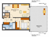 Prodej bytu 2+kk (56m2) s terasou (36m2), cena 9990000 CZK / objekt, nabízí Mgr. Jan Vodenka