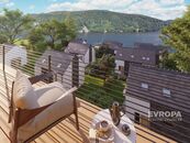 Luxusní apartmán 3+kk s výhledem na Slapskou přehradu v uzavřeném resortu s vyhřívaným bazénem, cena 6498000 CZK / objekt, nabízí EVROPA realitní kancelář