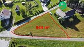 Prodej, stavebního pozememku 944 m2, cena 1390000 CZK / objekt, nabízí