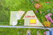 Prodej pozemku k bydlení, 1204 m2, Planá, cena 1172600 CZK / objekt, nabízí M&M reality holding a.s.