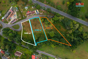 Prodej čtyř pozemků k bydlení, 11473 m2, Krásný Les, cena 3200000 CZK / objekt, nabízí
