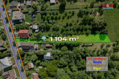 Prodej pozemku k bydlení, 1104 m2, Loučka