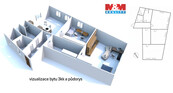 Pronájem bytu 3+kk, 95 m2, Kolín, ul. Kutnohorská, cena 20000 CZK / objekt / měsíc, nabízí 