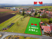 Prodej pozemku k bydlení, 2794 m2, Cetkovice, cena 5229000 CZK / objekt, nabízí M&M reality holding a.s.