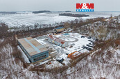 Pronájem skladovacího areálu, 7000 m2, Veleň Praha východ