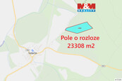 Prodej pole, 23308 m2, Velečín, cena 1028940 CZK / objekt, nabízí 