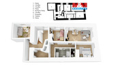 Prodej bytu 4+kk, 82 m2, Bělá pod Bezdězem, ul. Zámecká, cena 5890000 CZK / objekt, nabízí M&M reality holding a.s.
