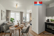 Pronájem bytu 1+kk, 37 m2, Kralupy nad Vltavou, ul. Nádražní