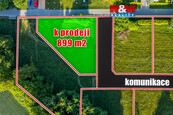 Prodej pozemku k bydlení, 899 m2, Hrobice, cena 4486010 CZK / objekt, nabízí M&M reality holding a.s.