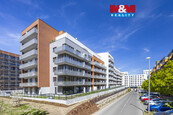 Prodej bytu 1+kk , 32 m2 + předzahrádka 27 m2 - Harfa Living, cena 6890000 CZK / objekt, nabízí M&M reality holding a.s.