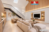 Pronájem mezonetového bytu 3+kk, 82 m2, Zásmuky