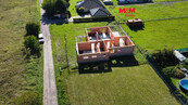 Pozemek 1 044 m2 s rozestavěným rodinným domem, Mělník-Blata, cena 7500000 CZK / objekt, nabízí 