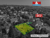 Prodej pozemku k bydlení, 991 m2, Ostrava, ul. Hlavní 26/8, cena 3475000 CZK / objekt, nabízí 