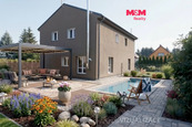 Prodej 1/2 rodinného domu, 97 m2, Králův Dvůr, ul. Fibichova, cena 10500000 CZK / objekt, nabízí 