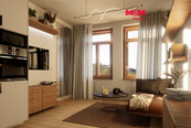 6.05 Prodej bytu 2+kk 43 m2 + balkon 8 m2, cena 10300000 CZK / objekt, nabízí M&M reality holding a.s.