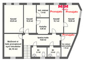 Pronájem kancelářských prostor,54m2, Litoměřice,ul.Křižíkova, cena 8000 CZK / objekt / měsíc, nabízí 