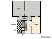 Prodej cihlového bytu v os. vl. 3+1 / 66 m2 / se samostatnou garáží 19 m2 v městě Březnice , cena 3300000 CZK / objekt, nabízí 