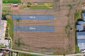 Prodej 2 parcel, určených dle územního plánu k bydlení, k.ú. Vrbovec (u Znojma), cena 550 CZK / m2, nabízí 