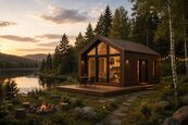 Moderní modulový dům 2+kk Nordi 201 - 42 m2 s možností dovozu hotového domu po celé České Republice, cena 1290000 CZK / objekt, nabízí Reality Veličková