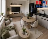 Pronájem moderního bytu 1+kk v novostavbě, Čejetice, Mladá Boleslav, ul. Vodárenská, cena 15000 CZK / objekt / měsíc, nabízí 