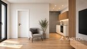 Pronájem moderního bytu 2+kk s balkonem v centru Brna Příční, 46 m, cena 23000 CZK / objekt / měsíc, nabízí 