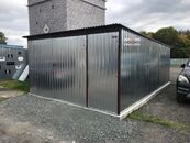 Pronájem plechové garáže v oploceném a hlídaném areálu v ulici Raisova v Chomutově, cena 2500 CZK / objekt / měsíc, nabízí 