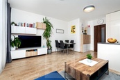 Prodej moderního bytu 3+kk, 70 m2 s balkonem, parkovacím stáním a sklepem, cena 12790000 CZK / objekt, nabízí Bohemian Estates International s.r.o.