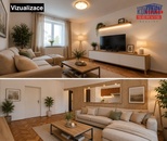 Pronájem bytu 2+1, 60 m2 se zahradou v RD - Ledenická ul, České Budějovice 5, cena 14000 CZK / objekt / měsíc, nabízí 