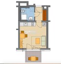 Exkluzivně Vám nabízíme k prodeji družstevní byt 1+kk s balkonem o celkové ploše 29m2 v Rezidenci u Vltavy, cena 3331520 CZK / objekt, nabízí 