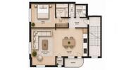Pronájem ateliérového bytu 2+1, Praha 4 - Nusle, cena 26000 CZK / objekt / měsíc, nabízí Bohemia reality