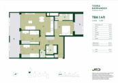 Nový pasivní byt 4+kk slodžií vTerra Barrandov, Praha 5, cena 15488000 CZK / objekt, nabízí JRD Development s.r.o.