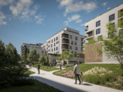 Nový pasivní byt 2+kk slodžií vTerra Barrandov, Praha 5, cena 8499450 CZK / objekt, nabízí JRD Development s.r.o.