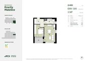 Komfortní 2+kk s dostatkem úložných prostor, Praha, Malešice, cena 10325000 CZK / objekt, nabízí 