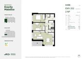 Prostorné a světlé 2+kk s dostatkem úložného prostoru, cena 13746200 CZK / objekt, nabízí JRD Development s.r.o.