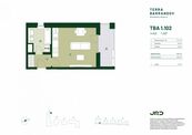 Nový pasivní byt 1+kk s lodžií v projektu Terra Barrandov, Praha 5, cena 6387810 CZK / objekt, nabízí JRD Development s.r.o.
