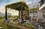 Exkluzivní penthouse 4+kk s velkorysými terasami a zelenou střechou v projektu Terra Barrandov, cena 21421900 CZK / objekt, nabízí JRD Development s.r.o.