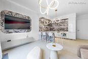 Pronájem bytu 2kk, (58m2) terasa, parkovací místo a sklep, Karlín - Rezidence River diamond, cena 42000 CZK / objekt, nabízí Faraon Reality, s.r.o.