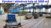 Hala 1.500 až 3.000 m2, Vlečka, rampa TIR, LOUNY, cena 79 CZK / m2 / měsíc, nabízí ARCHA - průmyslová kancelář