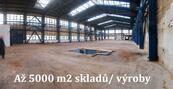 Nájem přízemního skladu / výroby 400 až 5000 m2, Příbram, cena 95 CZK / m2 / měsíc, nabízí 