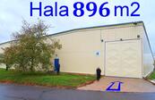 Skladová hala 896 m2, vjezd + rampa TIR, izolovaná, Úvaly u Prahy, cena 99 CZK / m2 / měsíc, nabízí ARCHA - průmyslová kancelář