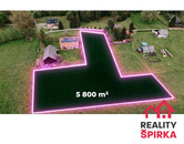 Prodej stavebního pozemku 5800 m2, Lichkov, okres Ústí nad Orlicí, cena 700 CZK / m2, nabízí REALITY Špirka s.r.o.