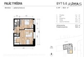 Pronájem nového bytu 2kk 57 m2 Tyršova ulice Benešov, cena 19000 CZK / objekt / měsíc, nabízí 