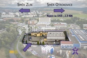 Prodej výrobního zázemí, skladu a haly 3 394 m2, pozemek 6 552 m2 Zlín - Malenovice, okres Zlín