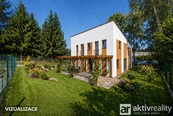 Moderní novostavba na pozemku 676m2, 5+KK se zahradou, Kamenice - Praha Východ, cena 15999000 CZK / objekt, nabízí 