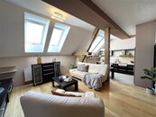 Prodej prostorného mezonetového bytu 4+kk s terasou, 134 m2 - ul. Botanická, Veveří, cena 11990000 CZK / objekt, nabízí 