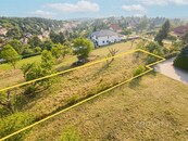 Stavební pozemek 1348 m2, Bílovice nad Svitavou