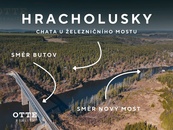 Rekreační chata na vlastním pozemku na břehu přehrady Hracholusky nedaleko obce Malovice u Erpužic