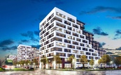 Prodej exkluzivního komerčního prostoru - 107 m2 s terasou v projektu Tesla Hloubětín, cena 92000 CZK / m2, nabízí Central Group