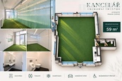 Exkluzivně nabízíme na prodej částečně vybavenou kancelář - obchodní prostor 59m2 - Jesenice, Praha západ, cena 5650000 CZK / objekt, nabízí 